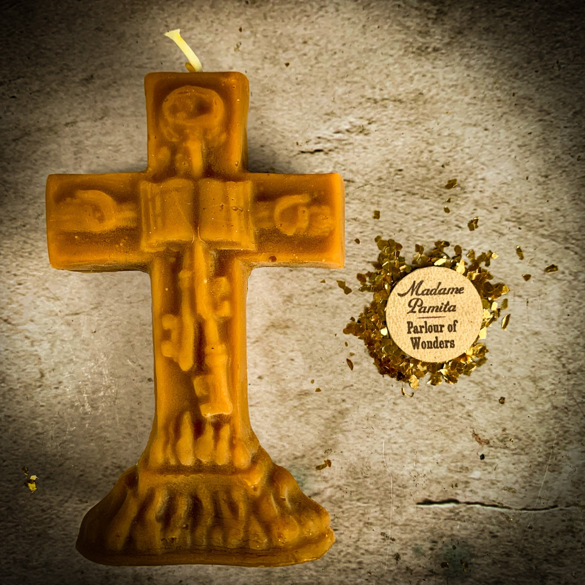 Beeswax Uncrossing Spell Candle - Remove Hexes, Curses & Jinxes