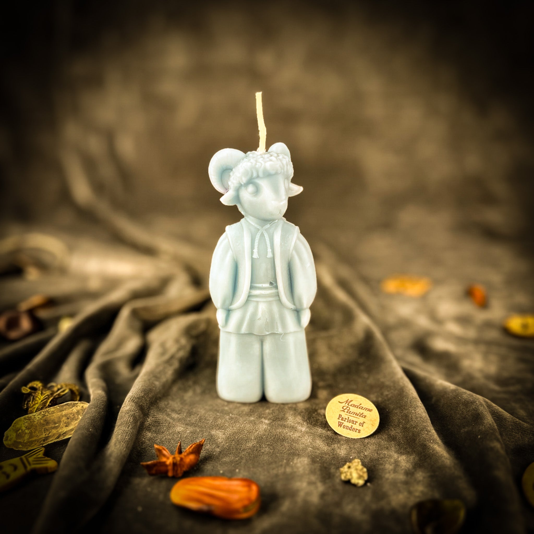 New Year Blessing Goat Candle Spell Kit