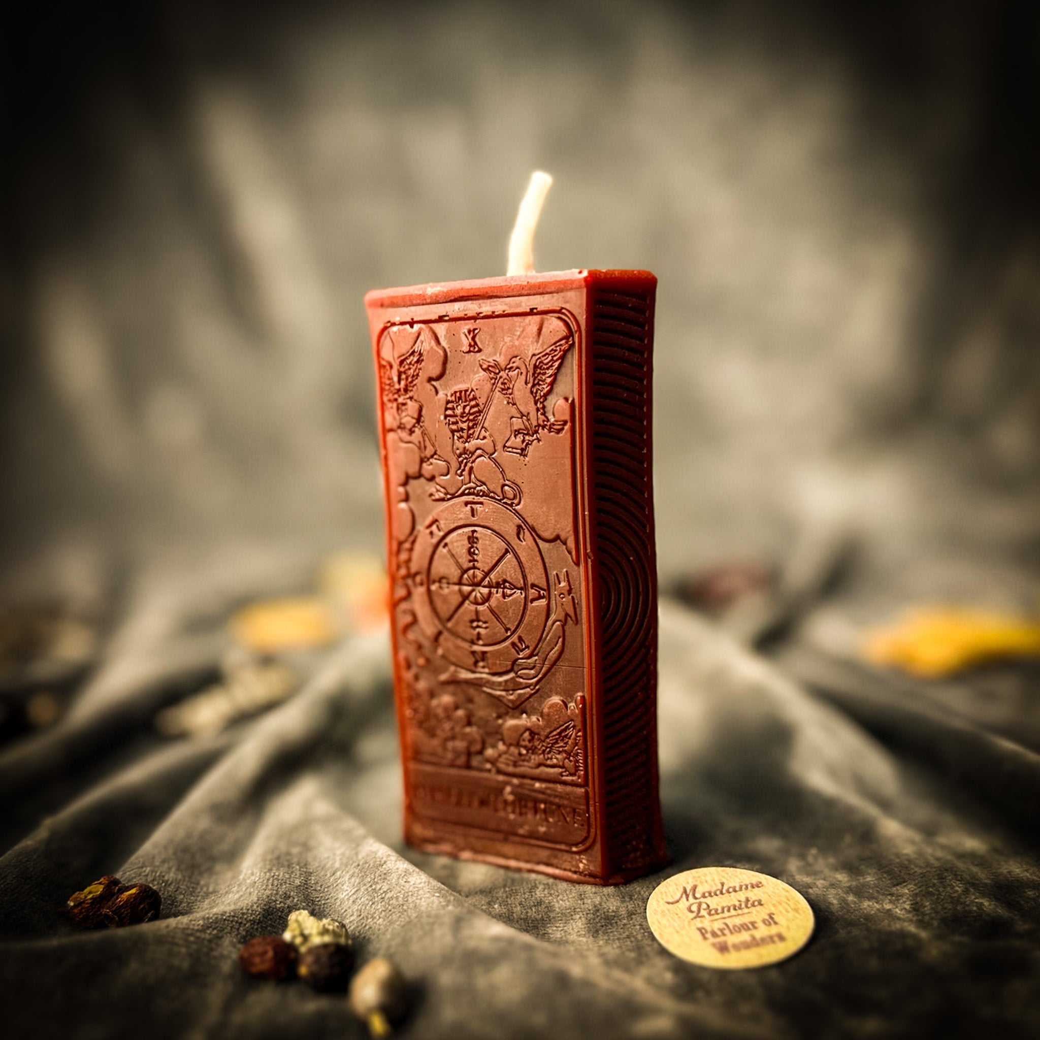 The Wheel of Fortune Candle Spell Kit - Luck & Opportunity Magic