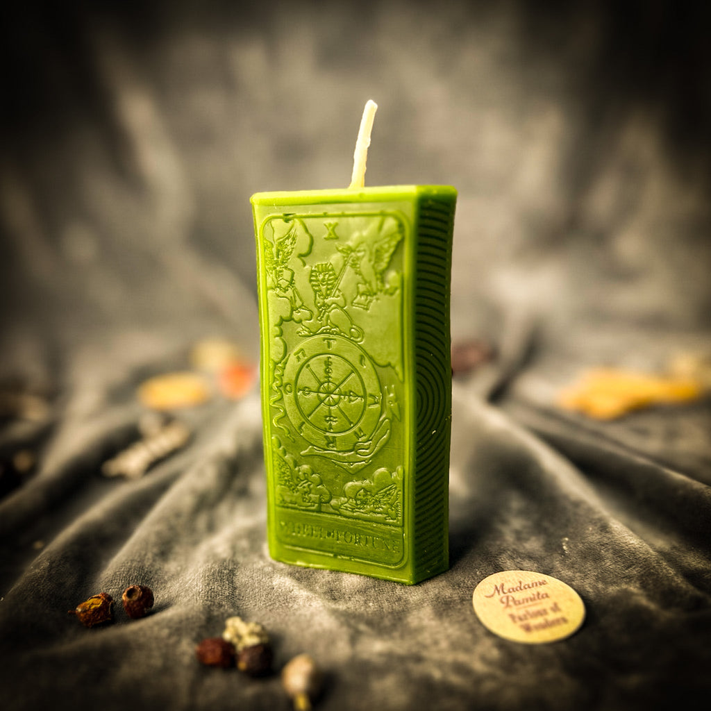 The Wheel of Fortune Candle Spell Kit - Luck & Opportunity Magic
