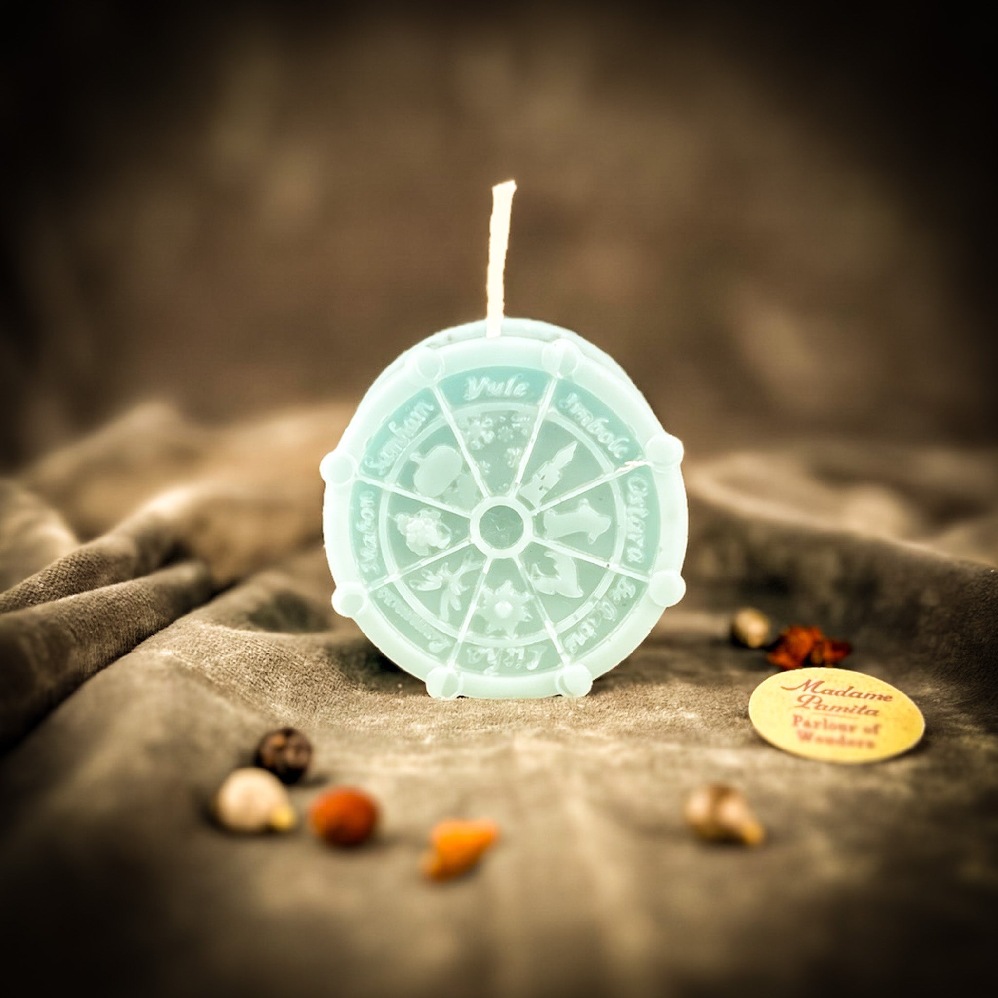 Wheel of the Year Wishes Candle Spell Kit - Sabbat Celebrations & Seasonal Magic