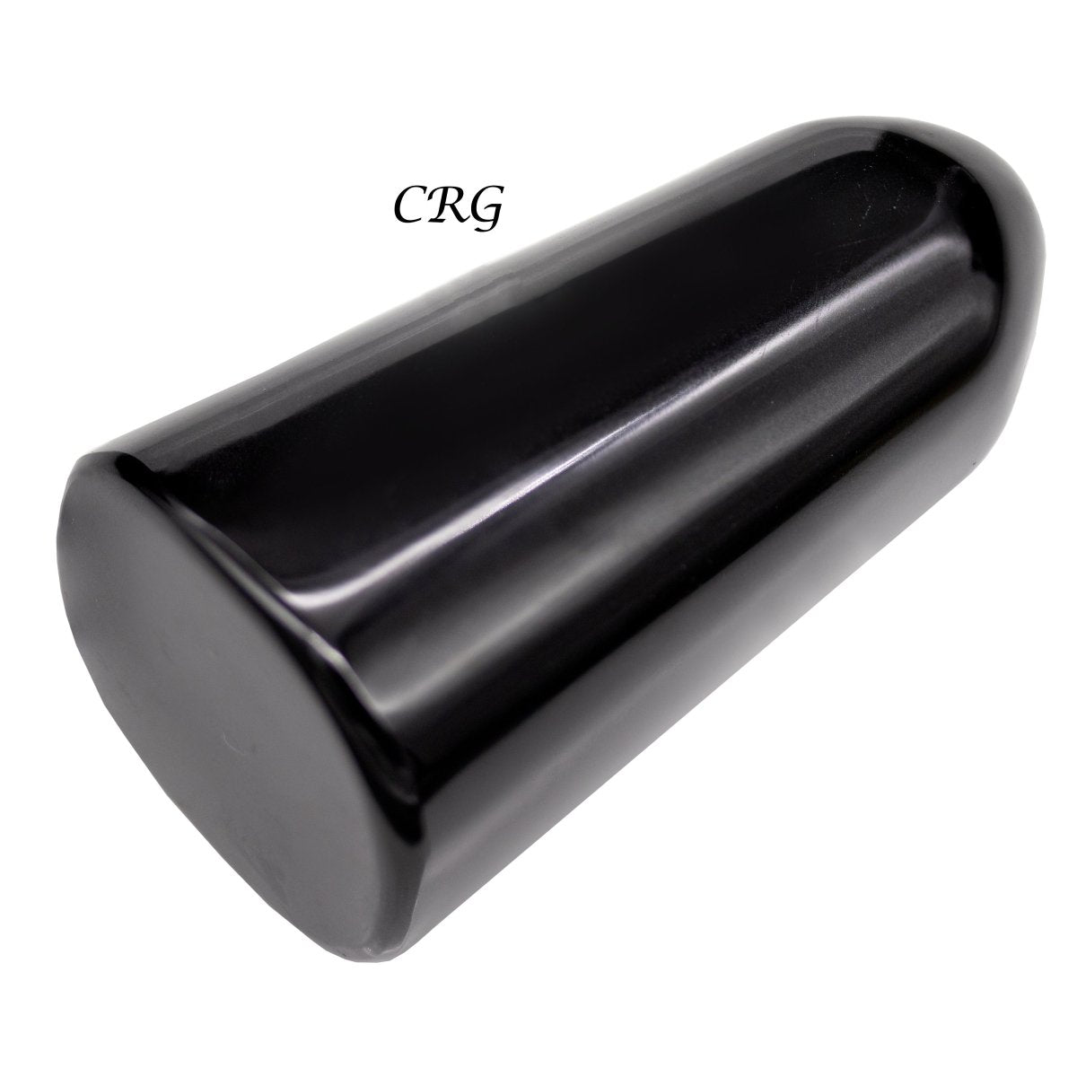 Black Agate Freeform Boulder Large (3-5 in) Polished Gemstone Sculpture (1 pc)