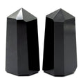 Black Obsidian Point (1 Piece) Size 3 to 5 Inches 6-Sided Polished Standing Crystal Tower