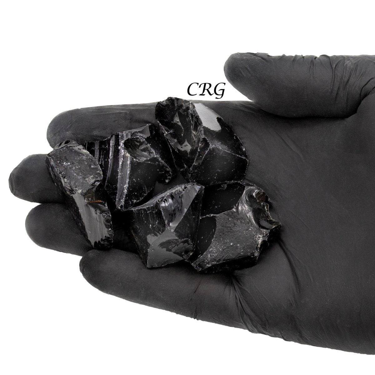 Black Obsidian Rough (Size 1 to 2 Inches) Wholesale Raw Crystals Minerals Gemstones