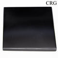 Black Obsidian Square Coasters (2 Pieces) 3"-5" AVG*