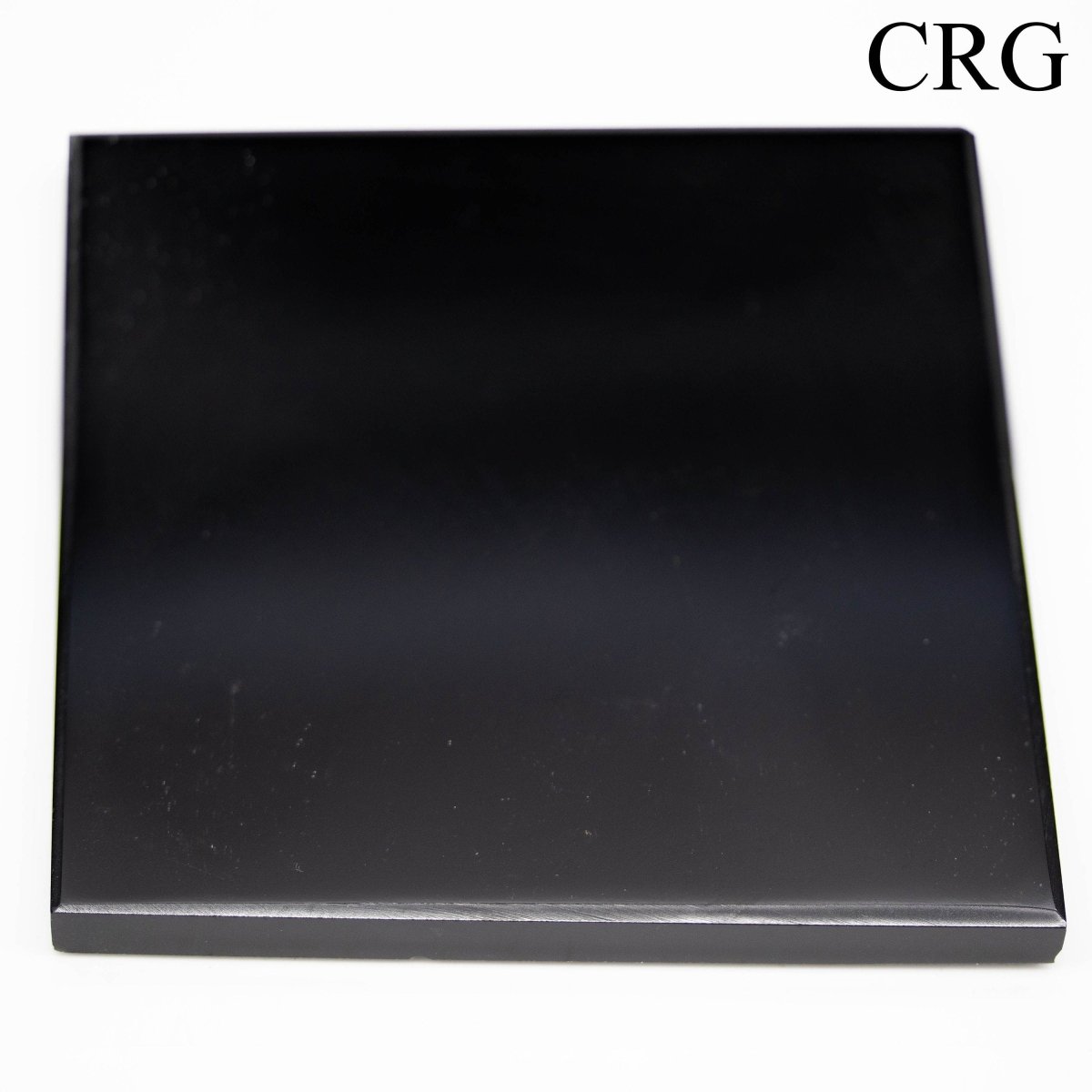 Black Obsidian Square Coasters (2 Pieces) 3"-5" AVG*