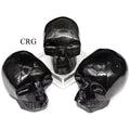 Black Onyx Skull (1 Piece) Size 45 to 55 mm Polished Crystal Gemstone Carving