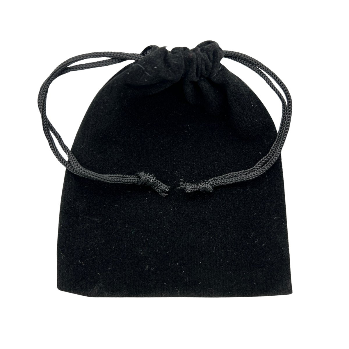 Black Plush Velvet Pouch 3 by 4 inch (1 Piece)