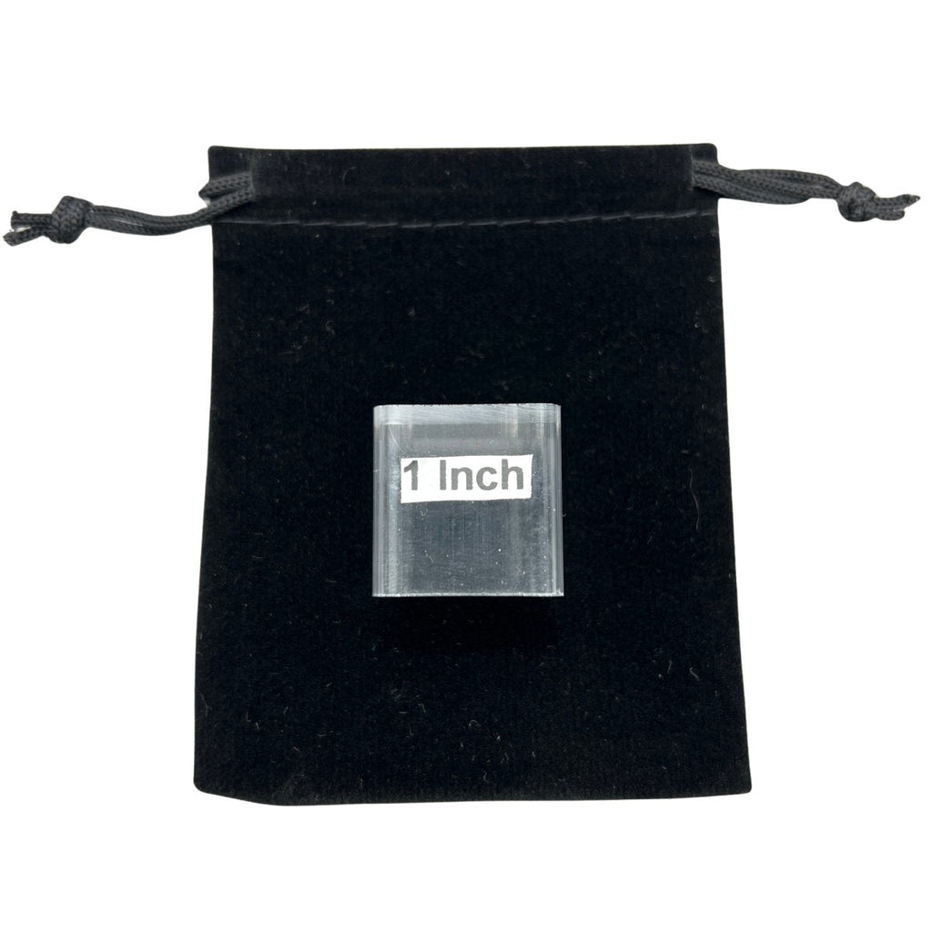 Black Plush Velvet Pouch 3 by 4 inch (1 Piece)
