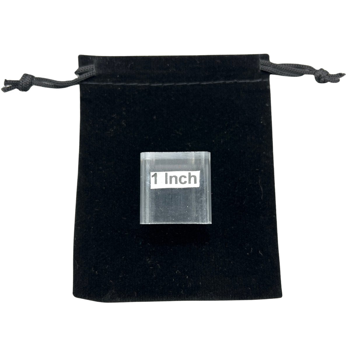 Black Plush Velvet Pouch 3 by 4 inch (1 Piece)