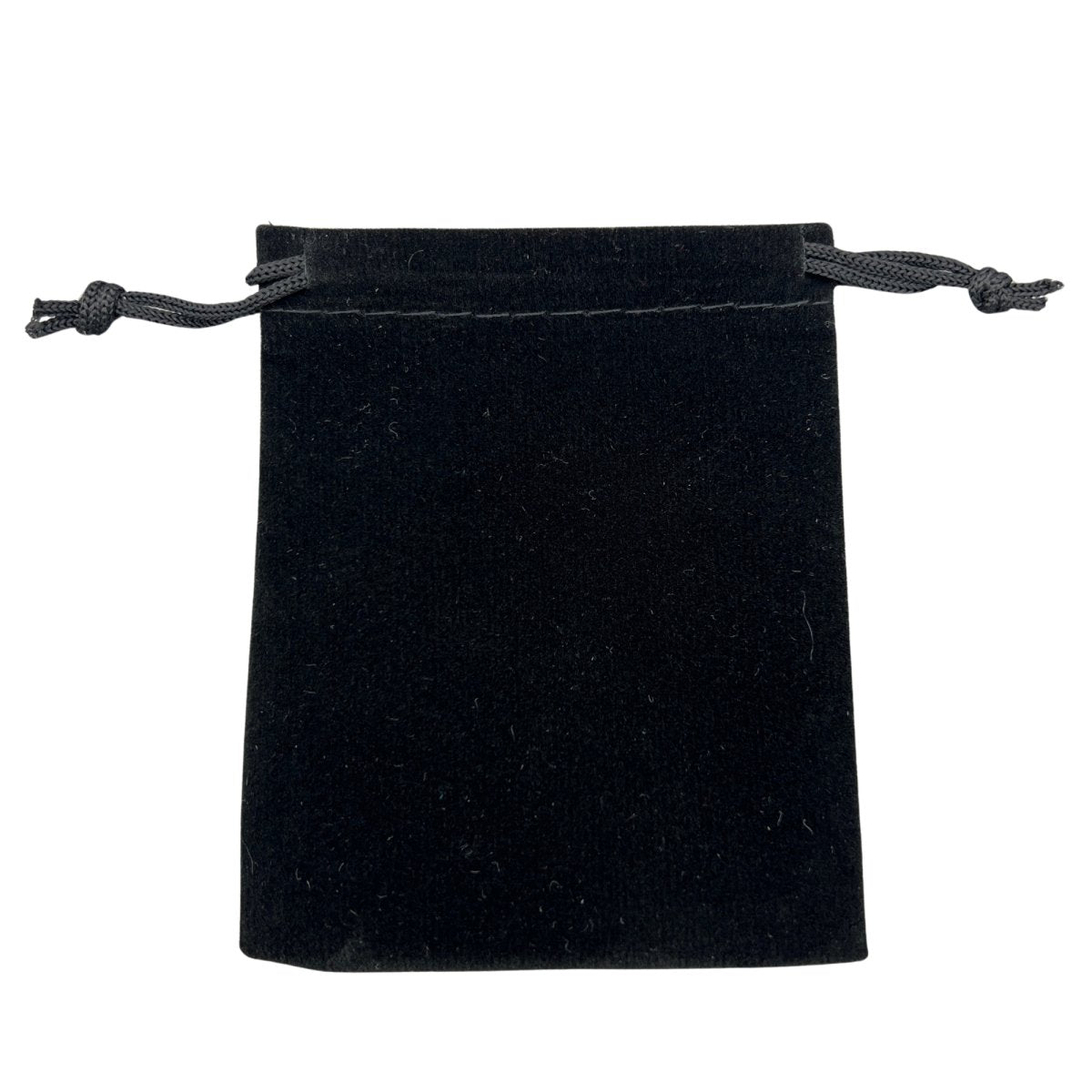 Black Plush Velvet Pouch 3 by 4 inch (1 Piece)