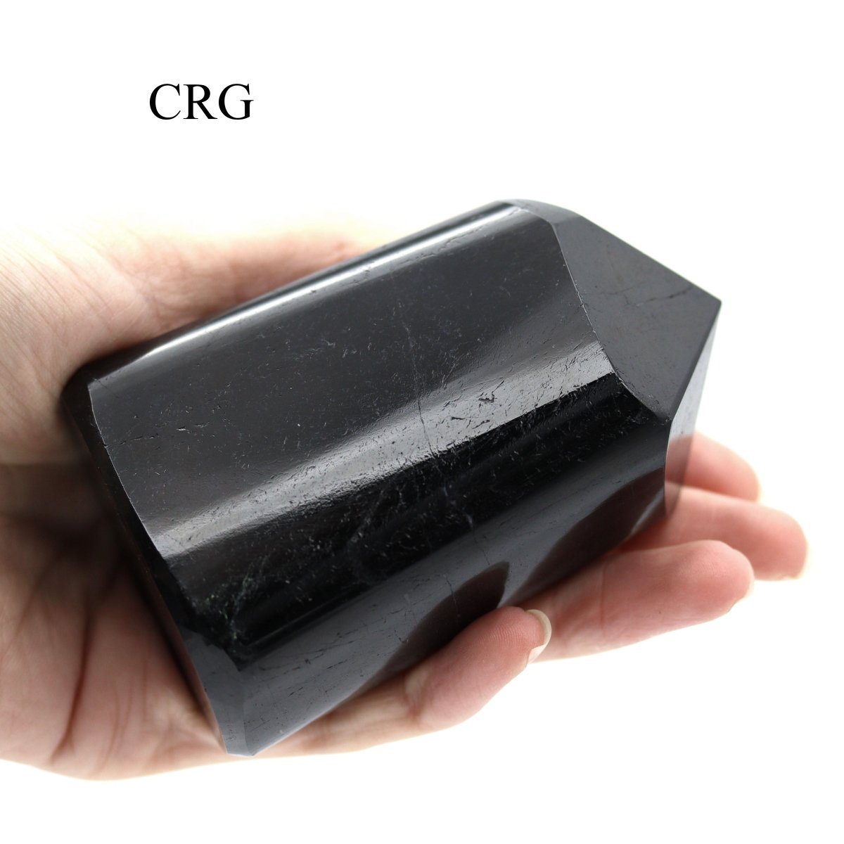 Black Tourmaline Full Polished Points (1 Kilogram) Size 1.5 to 3 Inches Bulk Wholesale Lot