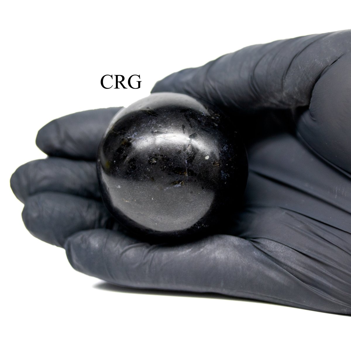 Black Tourmaline Gemstone Sphere (1 Piece) Size 40 to 50 mm Crystal Ball Shape