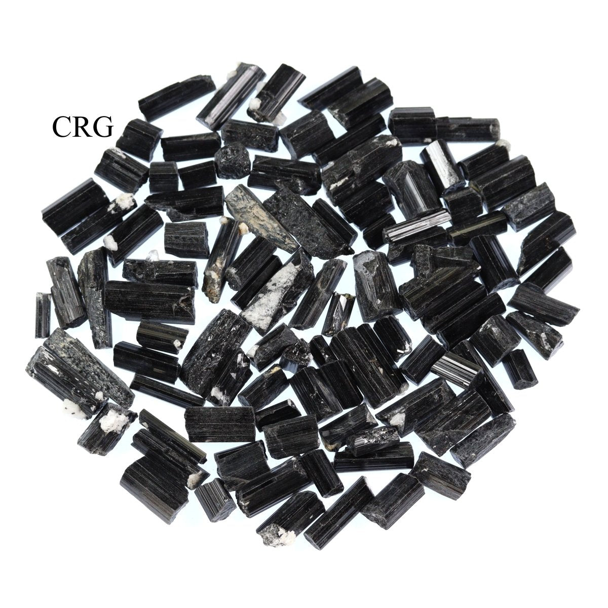 Black Tourmaline Rough (250 Grams) 10 to 40 mm Extra Quality Crystals