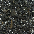 Rough Black Tourmaline Unpolished Chips (15 Kilograms) Size 0.25 to 2 Inches Bulk Wholesale Lot Crystal Gemstone