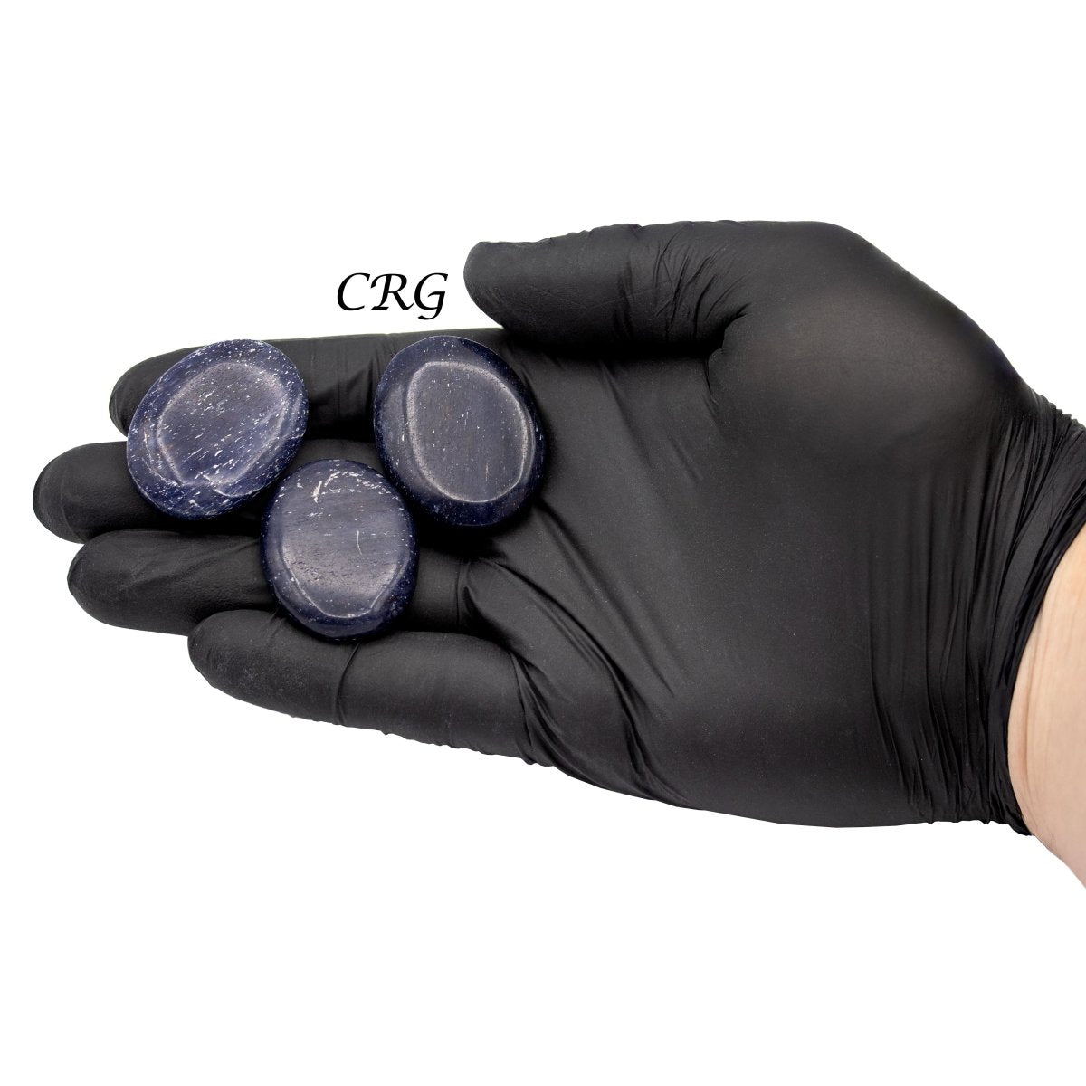 Blue Aventurine Cabochons (75 Grams) Mixed Sizes Bulk Wholesale Lot
