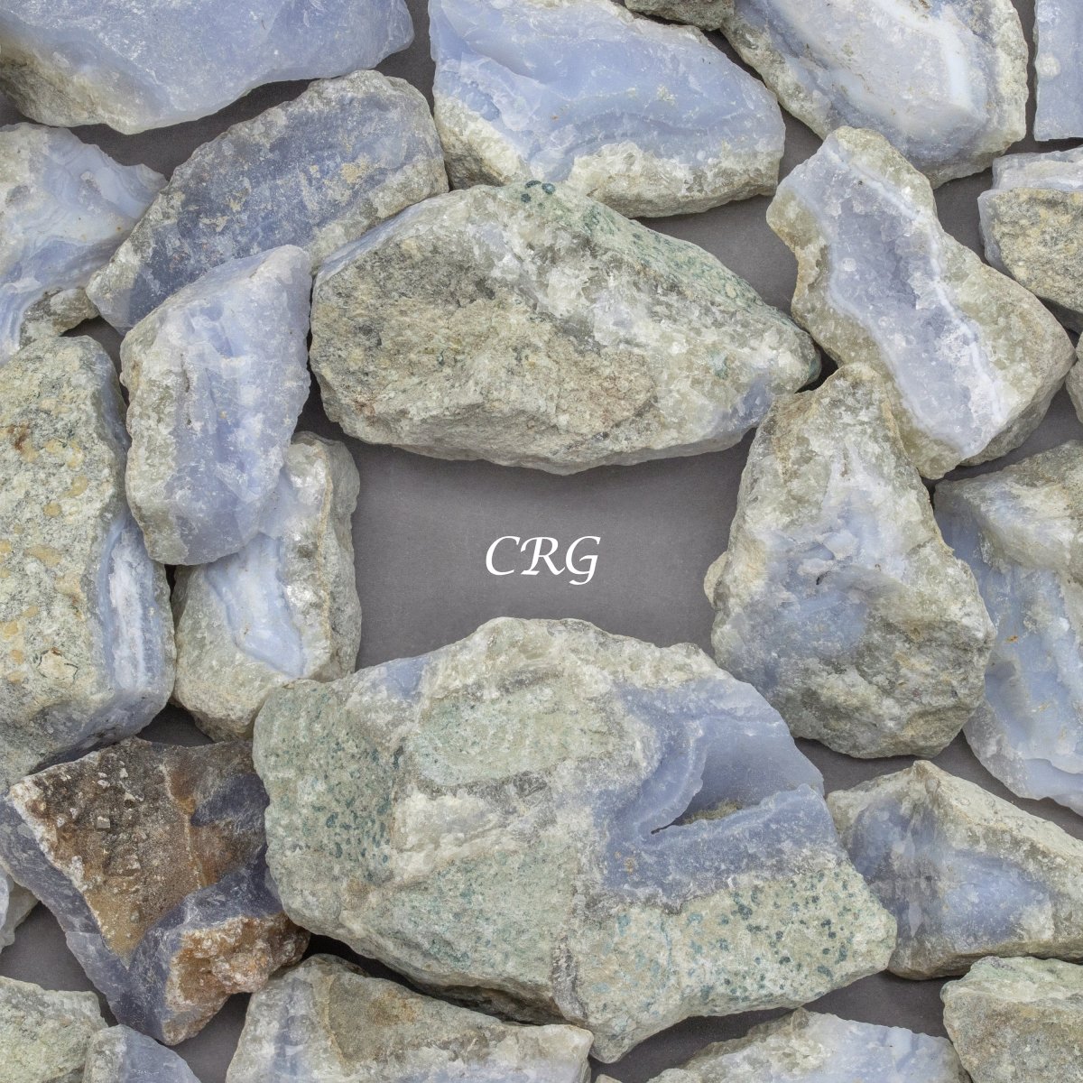 Blue Lace Agate Rough Pieces Size 1.5 to 2.5 Inches Wholesale Raw Crystals Minerals Gemstones