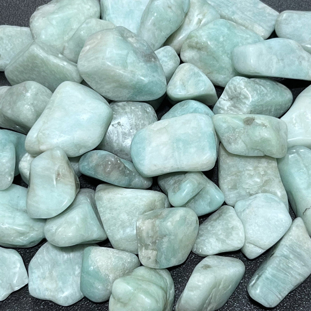 Amazonite Feldspar Tumbled Stones (By The Piece Or Pound)
