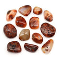 Carnelian Agate Gallet Palm Stone (1 Piece) Size 2 to 2.5 Inches