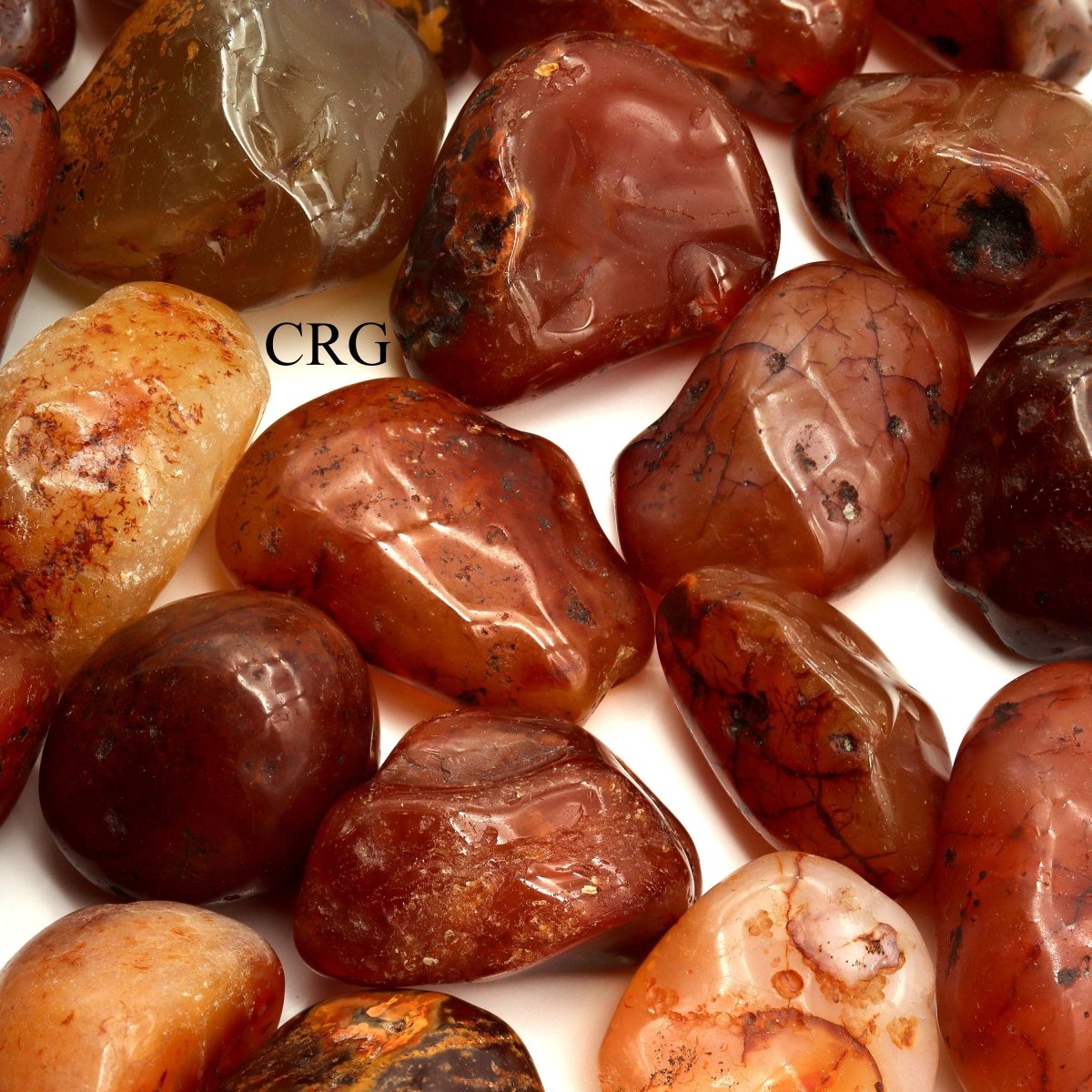 Carnelian Agate Tumbled Bulk Wholesale Lot (Size 20 to 50 mm)