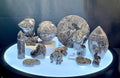Sodalite Syenite Carvings Crystal Bundle Lot (16 Pieces) Bulk Wholesale Gemstone Décor Collection