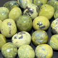 Green Serpentine Tumbled Stones (By The Piece or Pound)