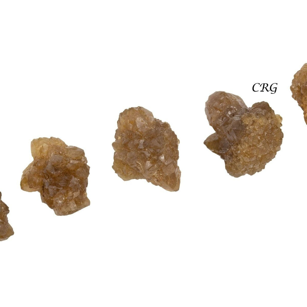 Citrine Cluster from Morocco (Size 1 to 1.5 Inches) Natural Crystal Gemstones
