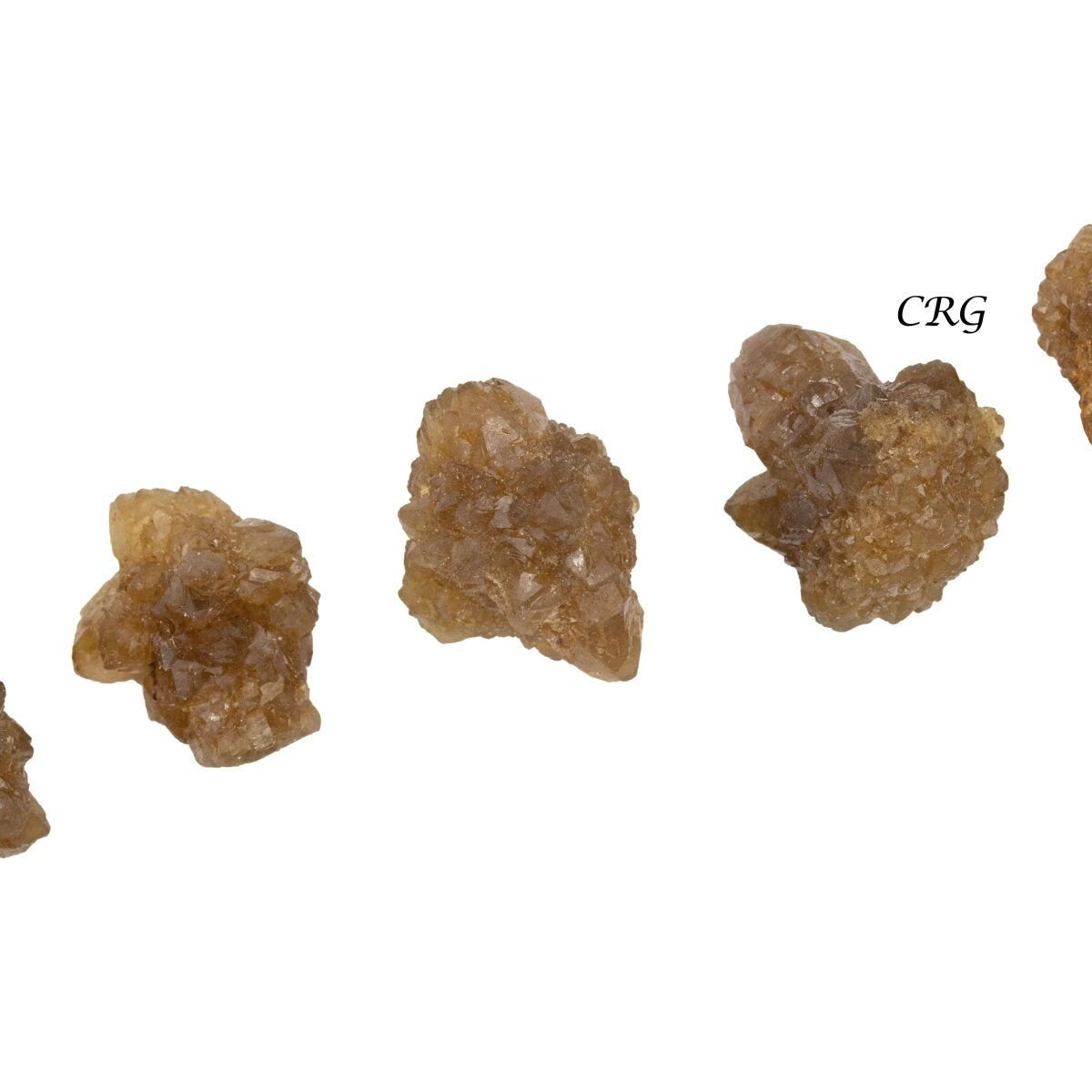 Citrine Cluster from Morocco (Size 1 to 1.5 Inches) Natural Crystal Gemstones
