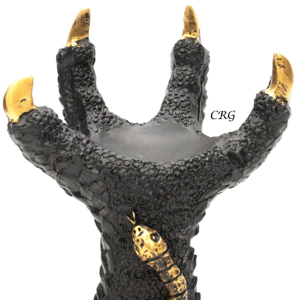 Claw and Snake Sphere Holder Display 3 Inches (1 Piece)