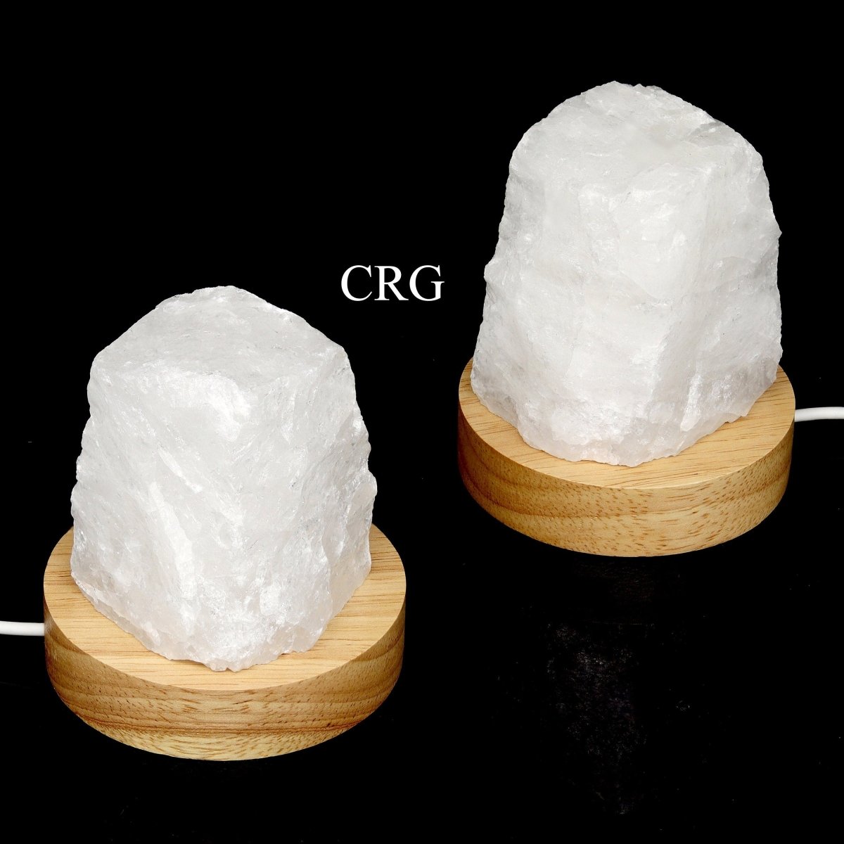 Clear Quartz Rough Lamp Size 2.5 to 3.5 Inches