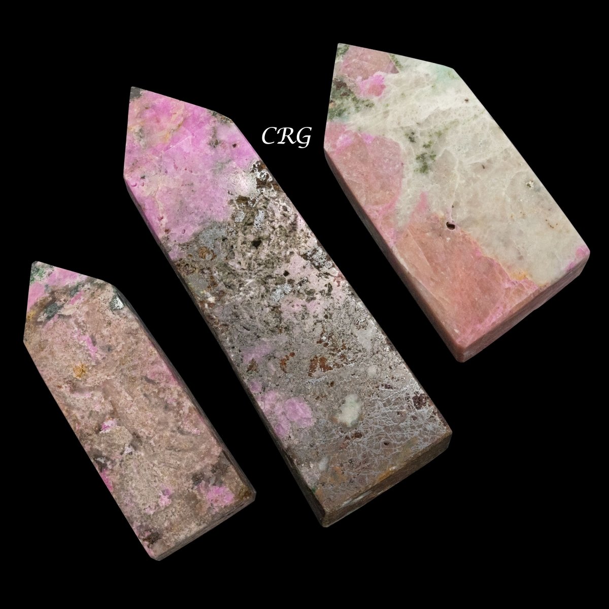 Cobalt Calcite Towers (1 Pound) Size 1.5 to 3.5 Inches Standing Crystal Gemstone Points