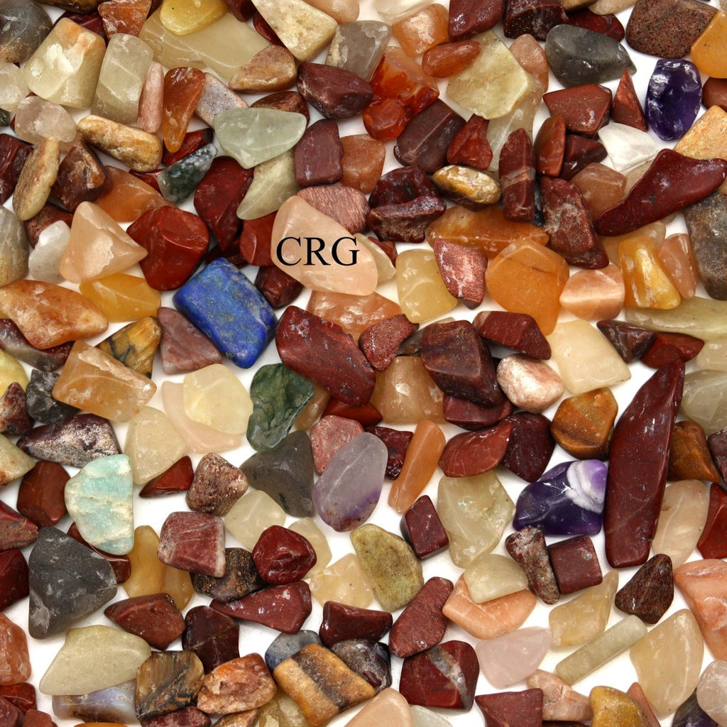 Crystal Chips Mix (100 Grams) Assorted Tumbled Crystal Confetti Chips