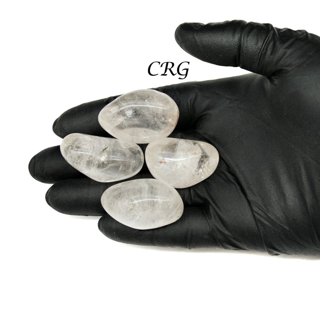 Crystal Quartz Extra Quality Tumbled Pieces (Size 30 to 40 mm) Crystals Minerals Gemstones