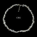 Crystal Quartz Strand Chip Choker Necklace (16 Inches) (4 Pieces) (INJD)