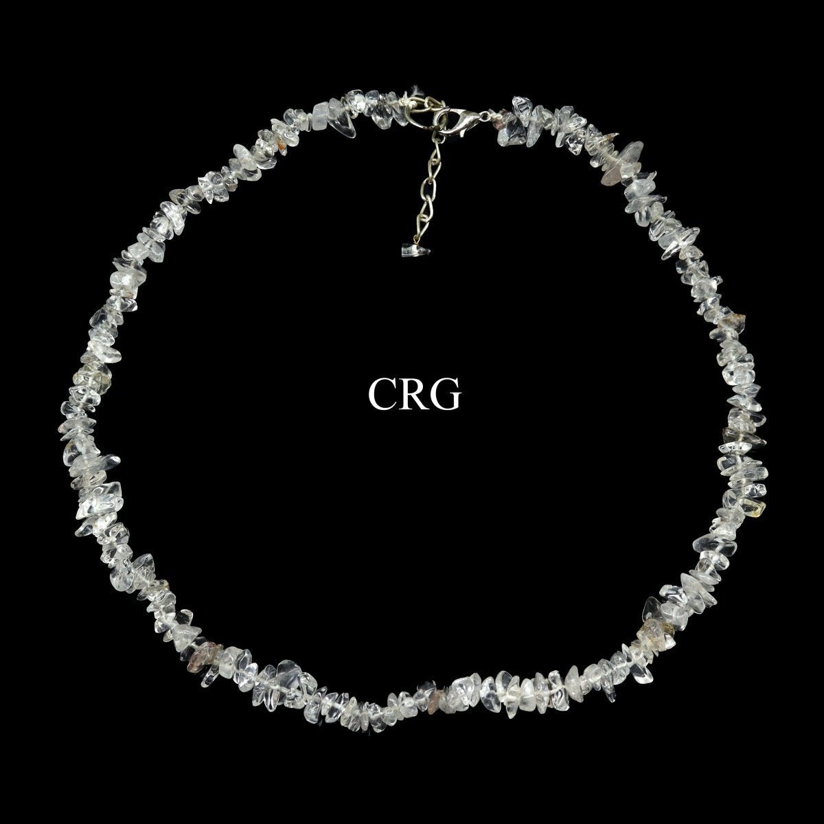 Crystal Quartz Strand Chip Choker Necklace (16 Inches) (4 Pieces) (INJD)