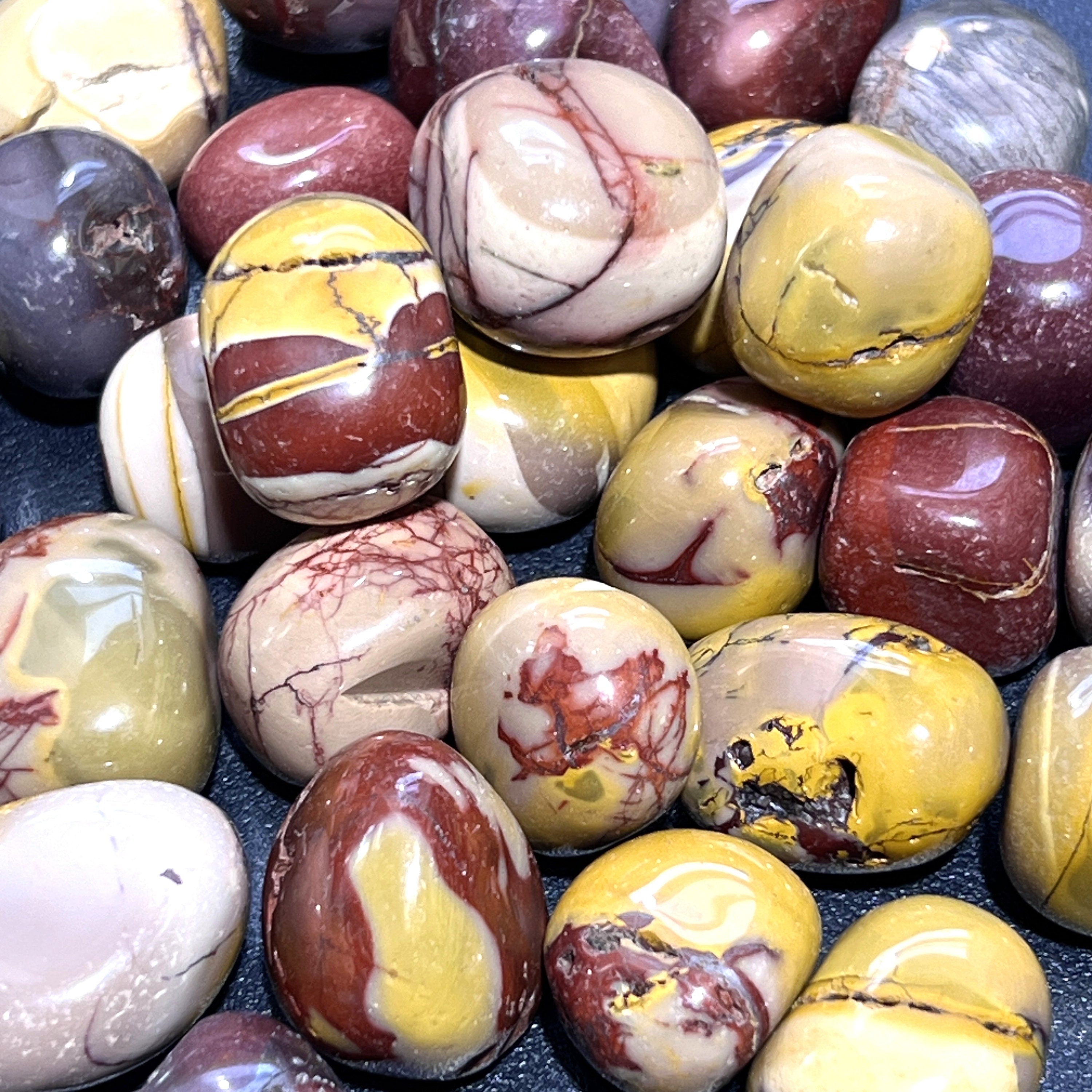 Australian Mookaite Jasper Tumbled Stones Mineral (By The Piece or Pound)