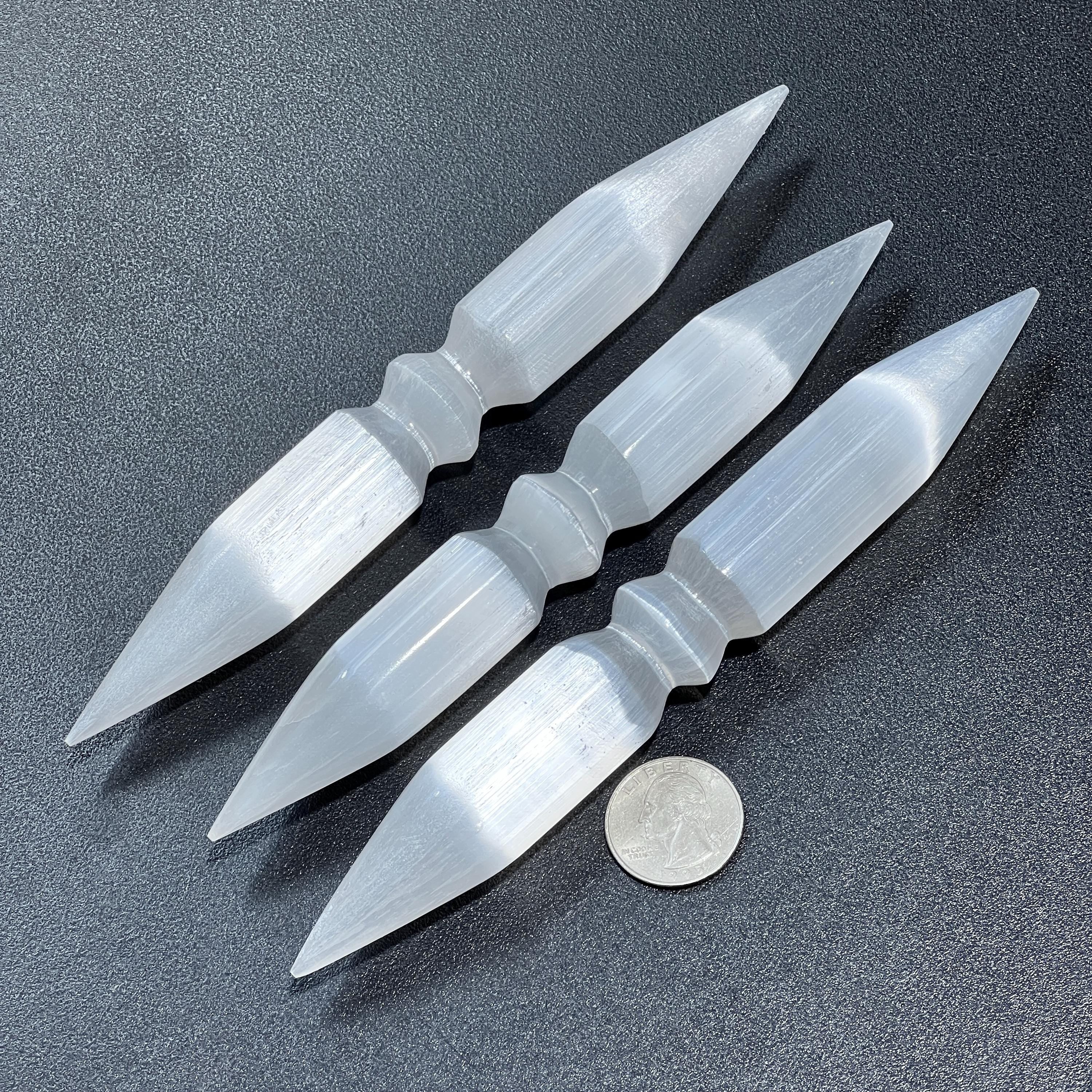 Selenite Crystal Wand Double Point Polished Wholesale