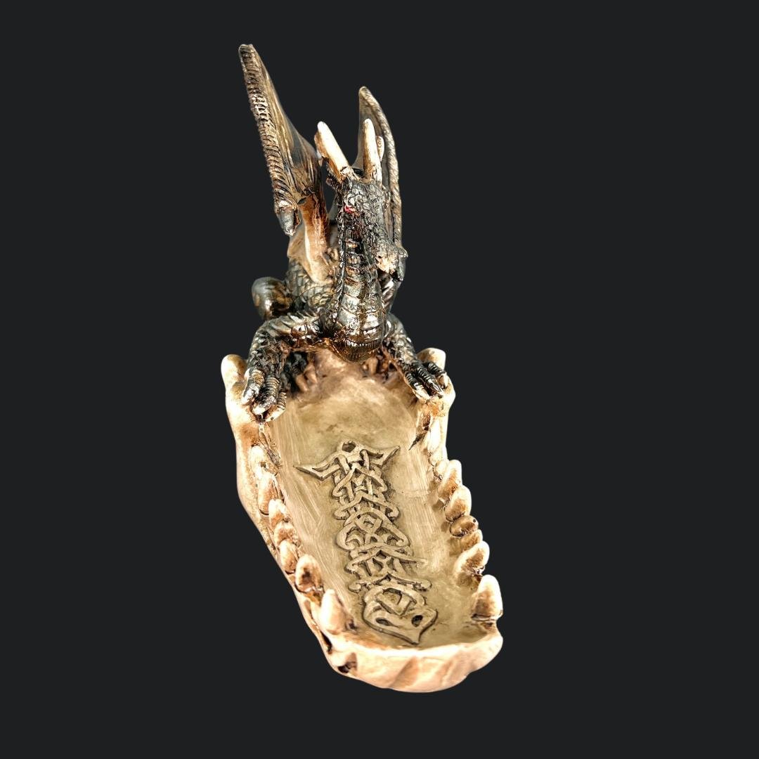 Dragon Jaw Holder (1 Piece) Size 4.5 Inches Carving Display
