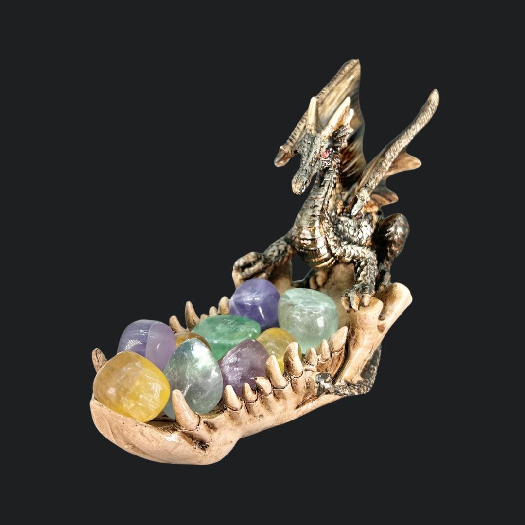 Dragon Jaw Holder (1 Piece) Size 4.5 Inches Carving Display