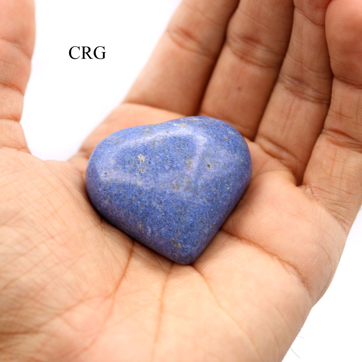 Dumortierite Heart (30-45 mm) (1 Pc) Blue Polished Crystal Gemstone