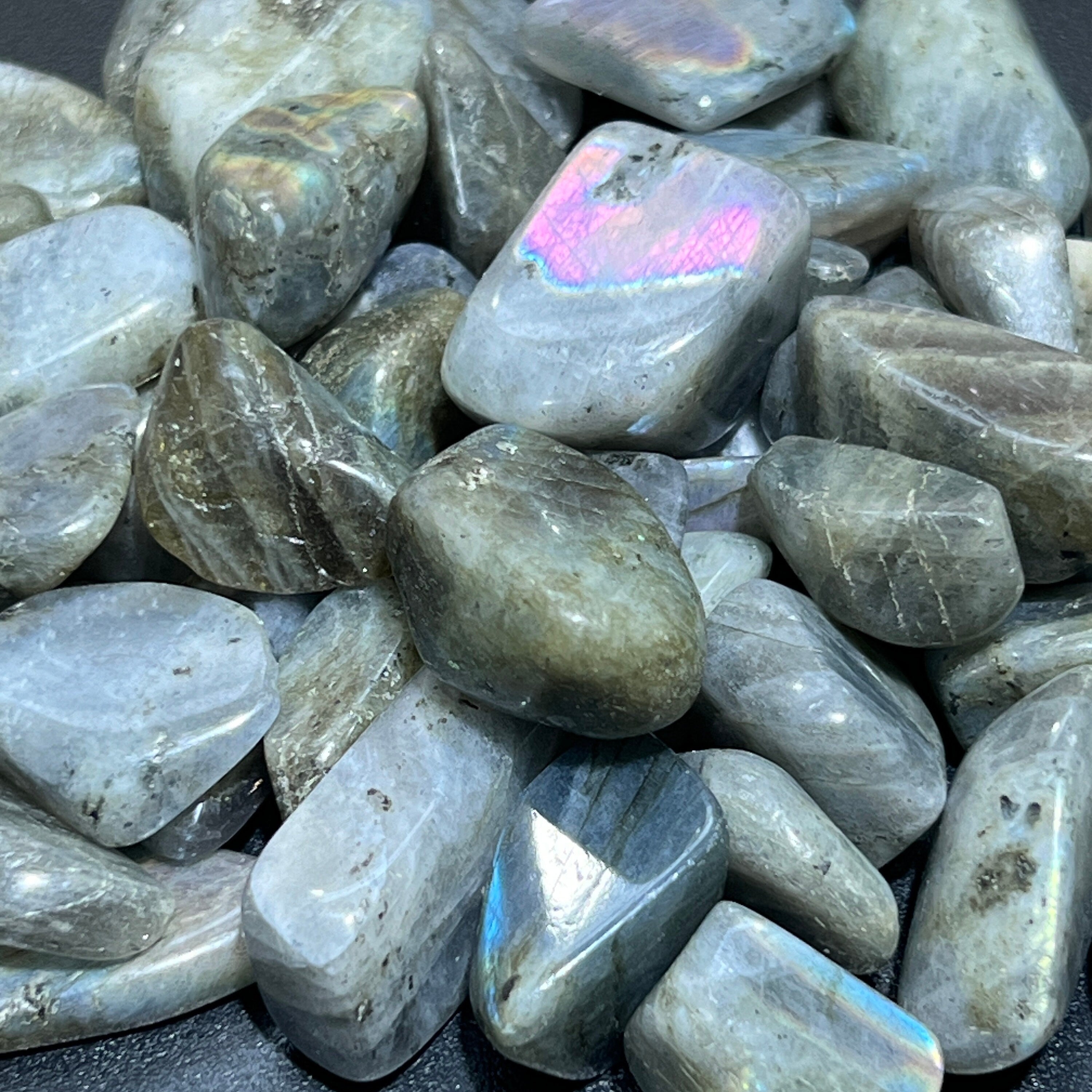 Labradorite Tumbled Stones (By The Piece Or Pound)