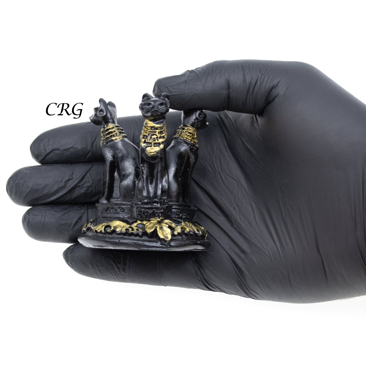 Egyptian Sphynx Sphere Holder Set of 2