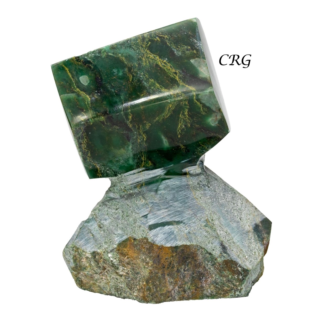 Emerald and Fuchsite Freeform (1 Piece) Size 3 to 4 Inches Bulk Wholesale Lot Crystal Gemstones