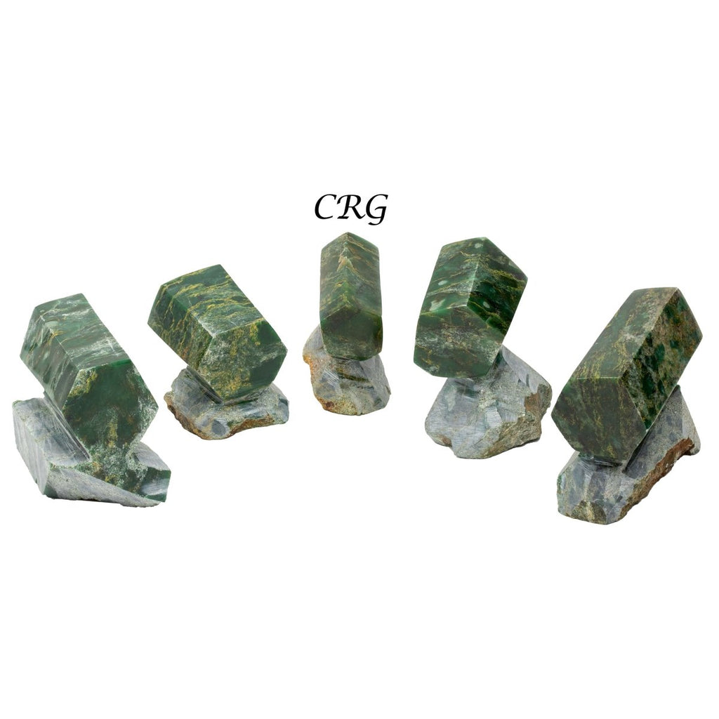 Emerald and Fuchsite Freeform (1 Piece) Size 3 to 4 Inches Bulk Wholesale Lot Crystal Gemstones