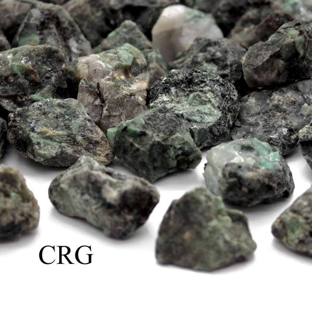 Emerald Large Rough (1.5 To 3 Inches) Bulk Wholesale Lot Raw Crystals Minerals Gemstones