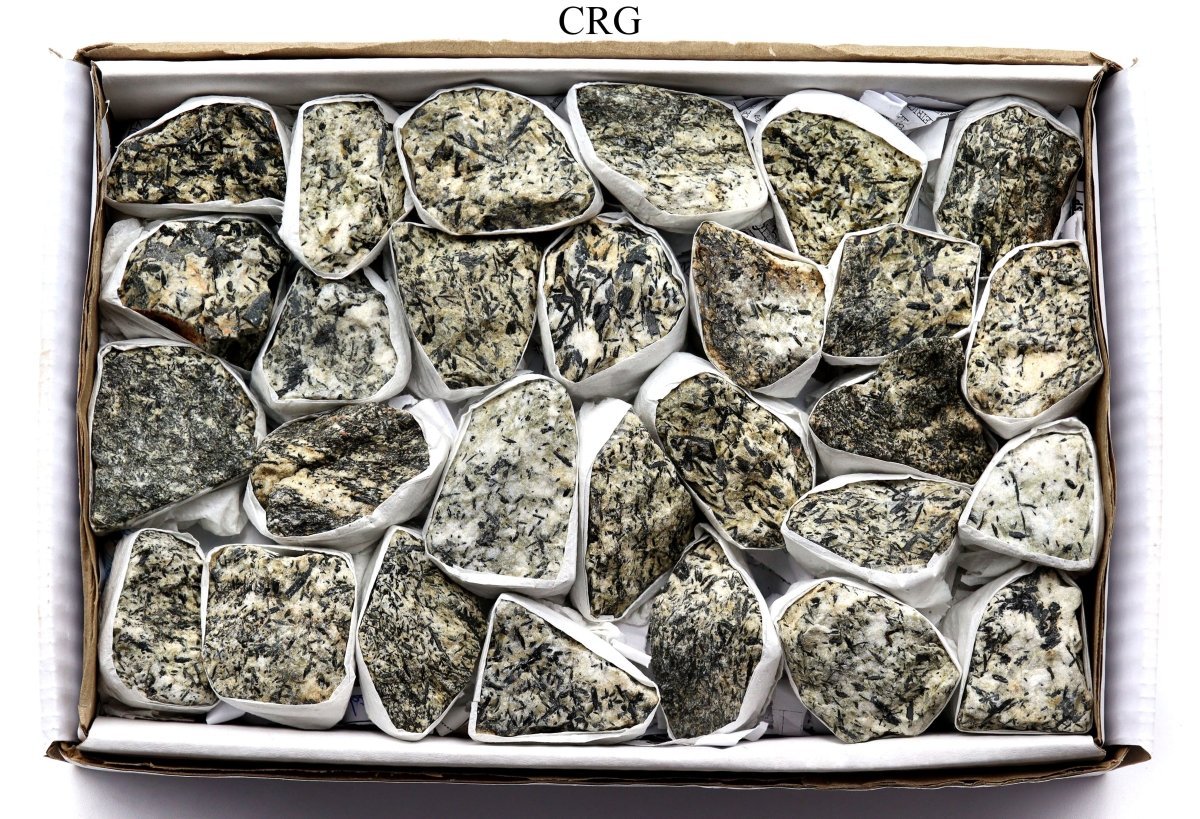 Epidote Rough Medium Flat (1 Flat) Size 1 to 2 Inches Bulk Wholesale Lot Crystal Minerals