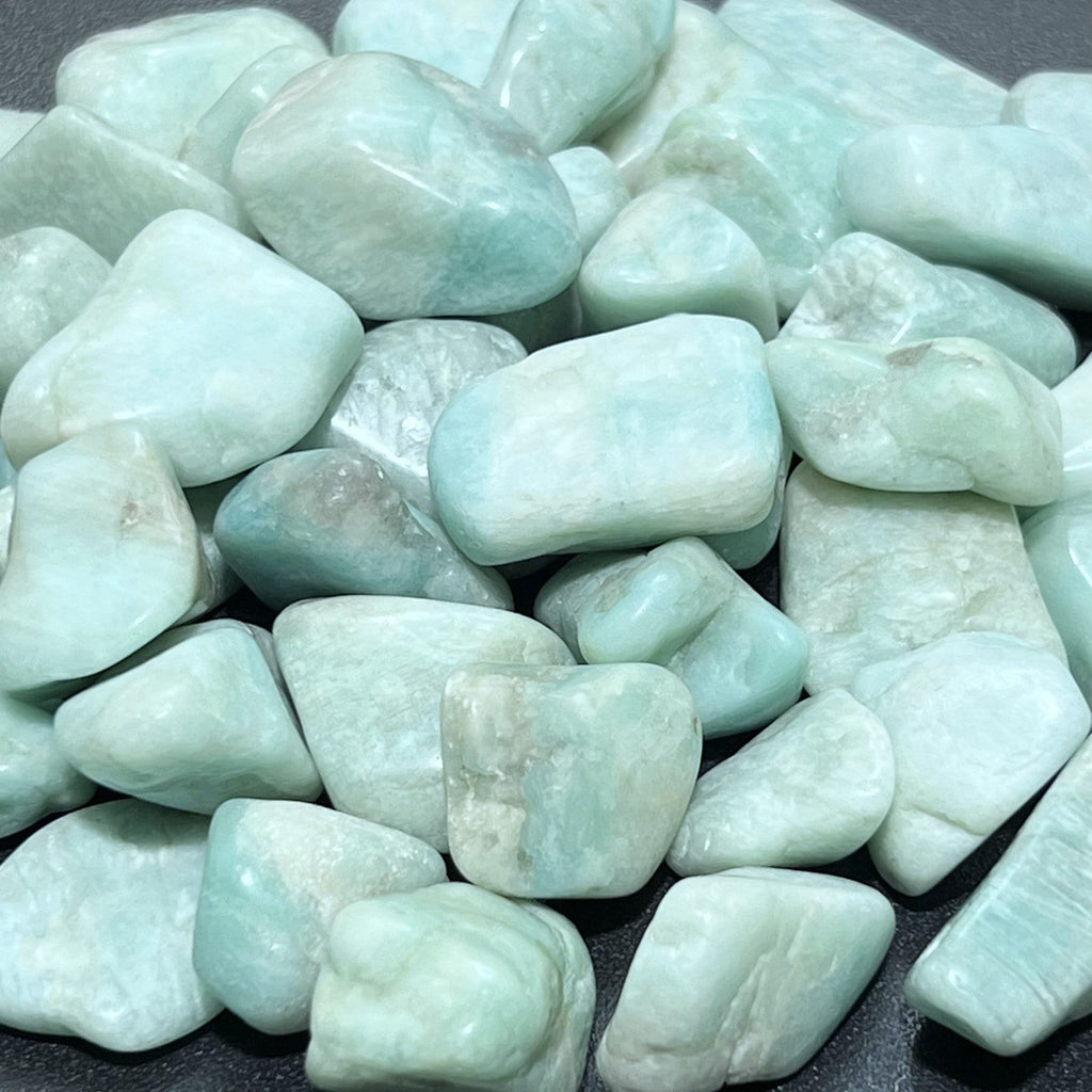 Amazonite Feldspar Tumbled Stones (By The Piece Or Pound)