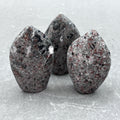 Sodalite Syenite Polished Standing Flame Carving UV Reactive