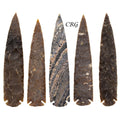 Fancy Jasper Arrowheads (4 Pieces) Size 7 Inches Crystal Gemstone Carvings
