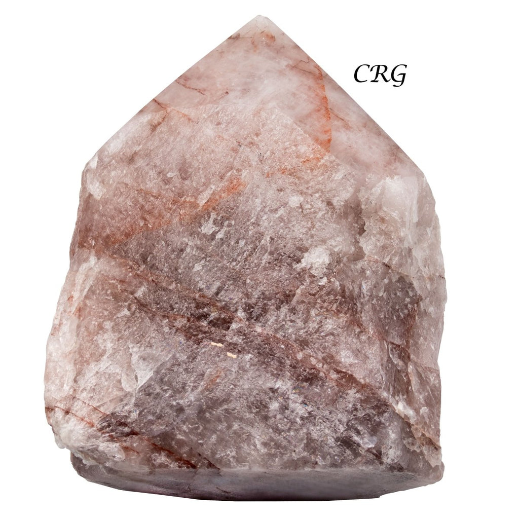 Fire Quartz Top Polished Points / 4-5" AVG - 1 KILO LOT